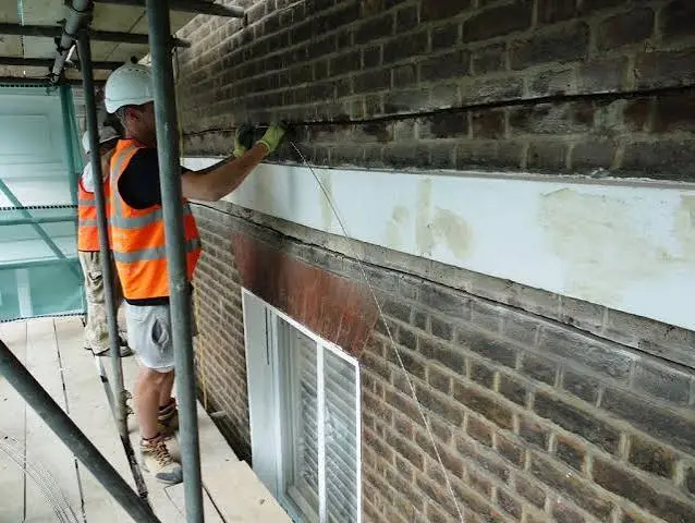 Concealed helical lintel repair on a period property in Handbridge, Chester