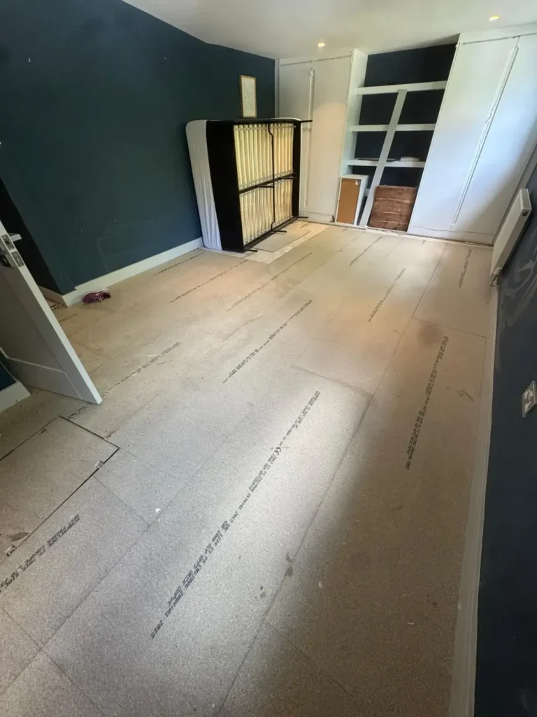 Emergency builder finished after flood repair in Flintshire