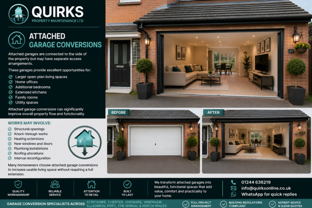 Attached Garage Conversions
