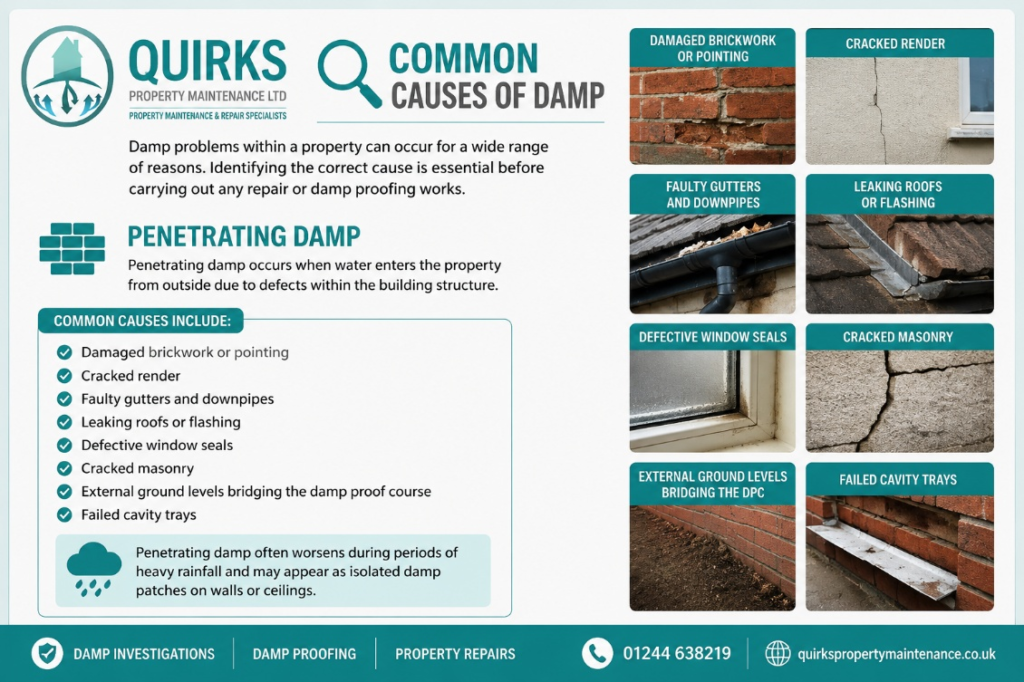 Common Causes of Damp