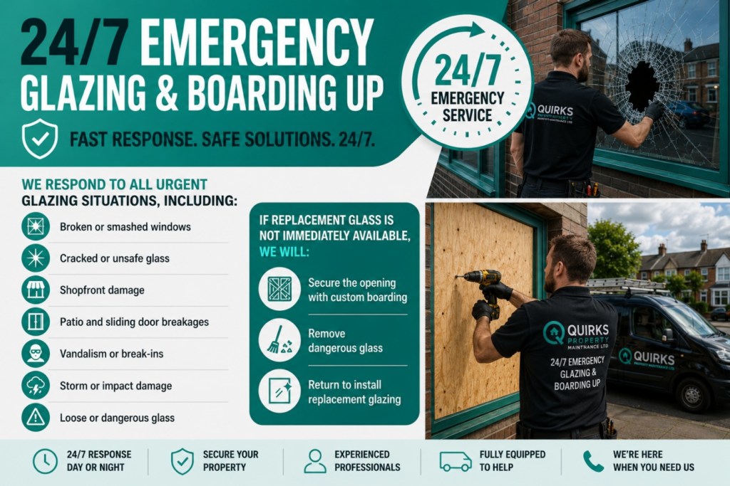 Emergency Glazing & Boarding Up