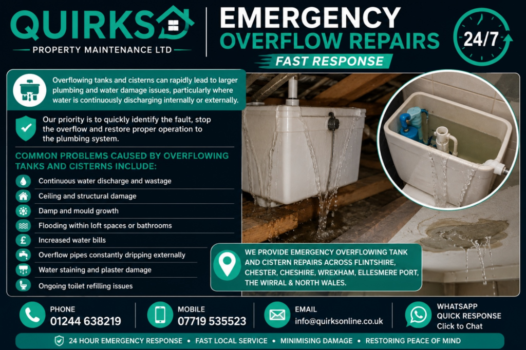Emergency Overflow Repairs – Fast Response