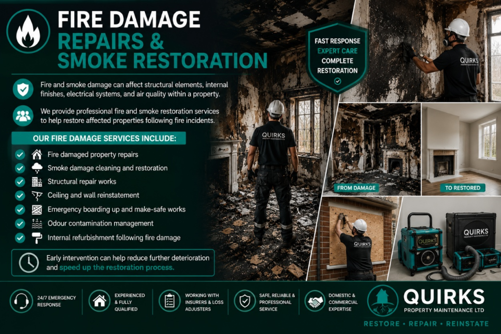 Fire Damage Repairs & Smoke Restoration