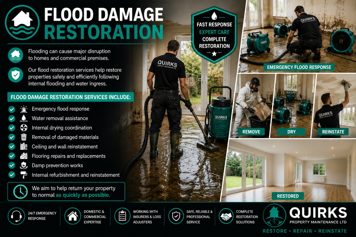 Flood Damage Restoration