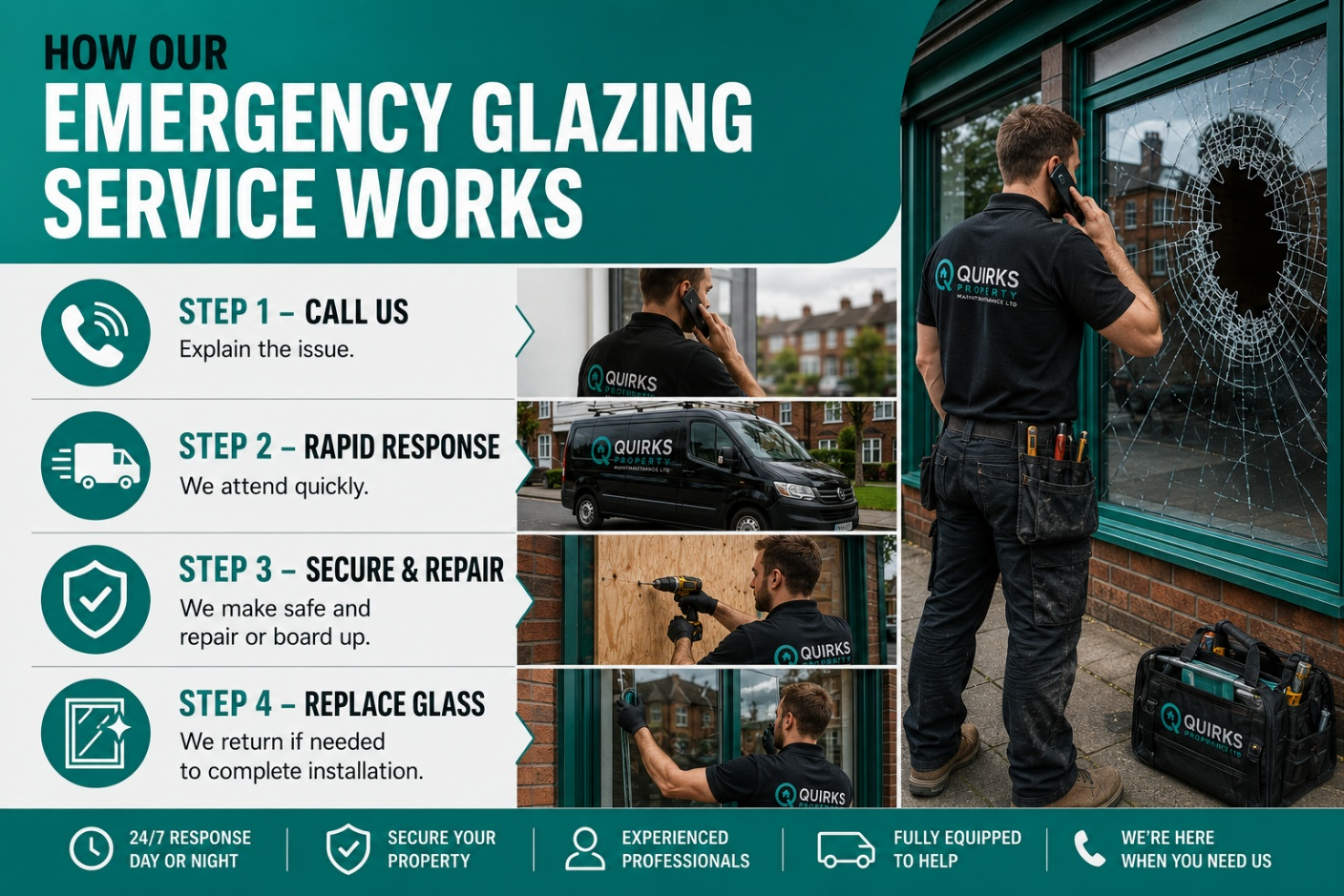 How Our Emergency Glazing Service Works