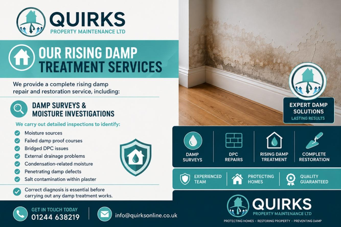Our Rising Damp Treatment Services