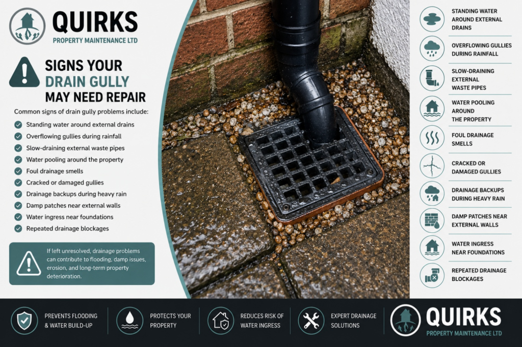 Signs Your Drain Gully May Need Repair