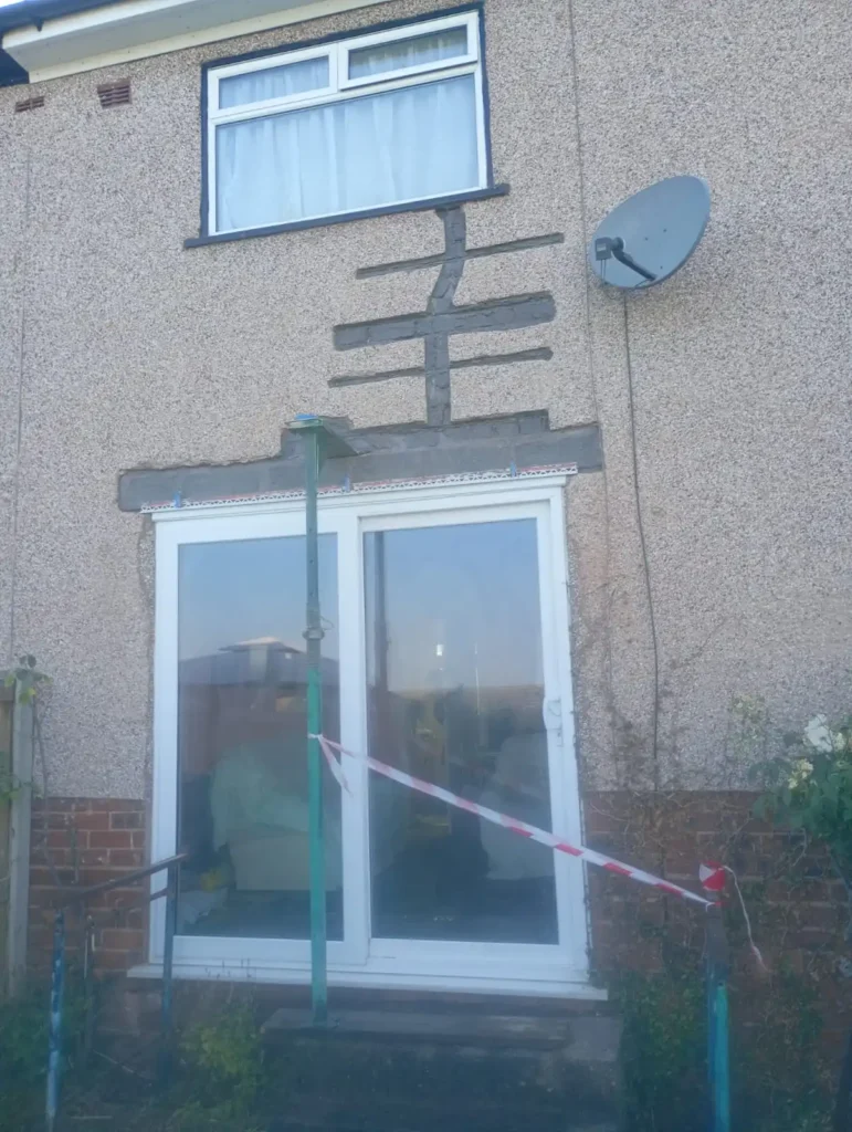 During Lintel Repair