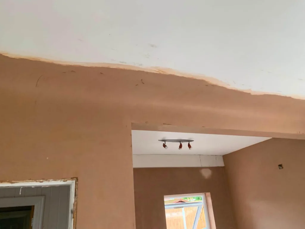 Structural alteration in Wirral completed and walls prepped for skimming