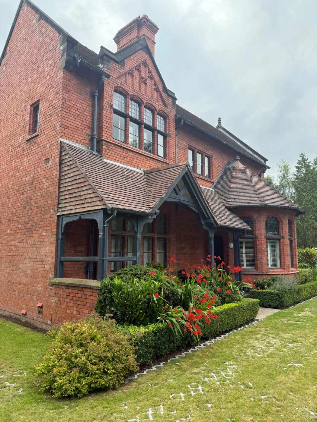 Front elevation of a brick property of the type prone to penetrating damp