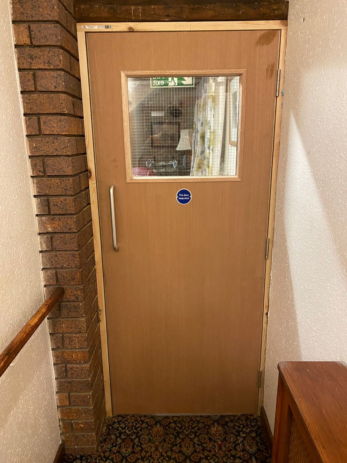 Fire exit door work by Quirks Property Maintenance