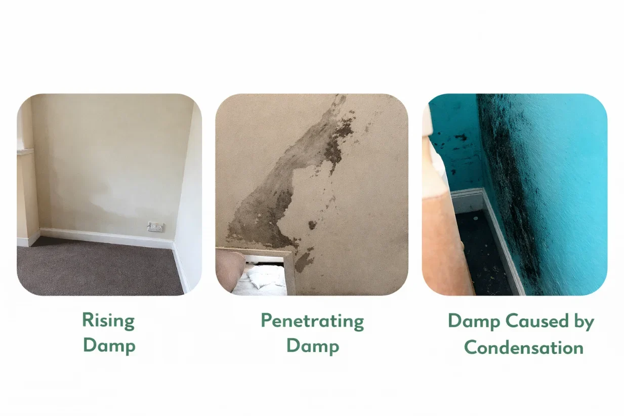 Rising Damp Vs Penetrating Damp Vs Condensation | Quirks Property Maintenance